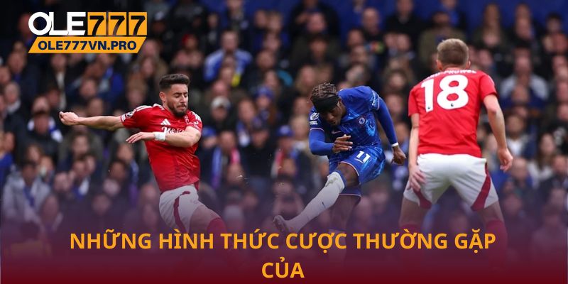 Những hình thức cược thường gặp của kèo thẻ phạt tại Ole777