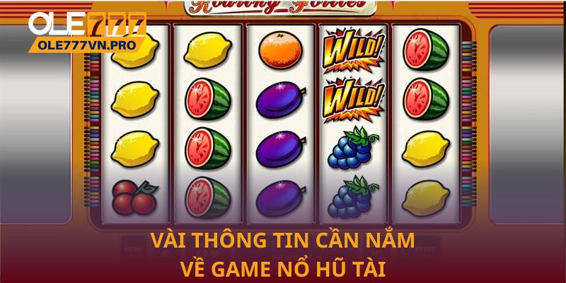 Vài thông tin cần nắm về game Nổ hũ tài xỉu trên Ole777